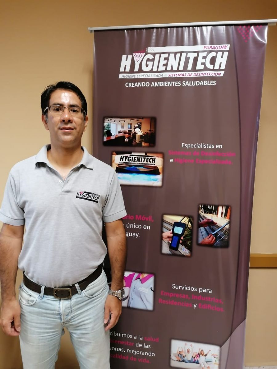 Claudio Santacruz, Gerente general de Hygienitech Paraguay.