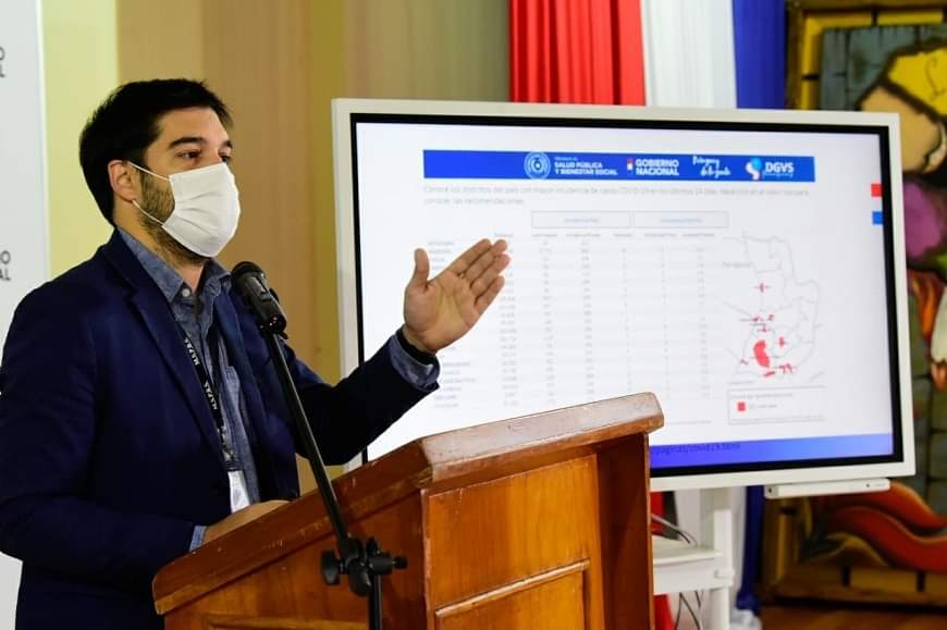 El Dr. Guillermo Sequera habló en conferencia de prensa esta mañana y señaló que se tomarán medidas sanitarias de acuerdo al mapa de riesgos.